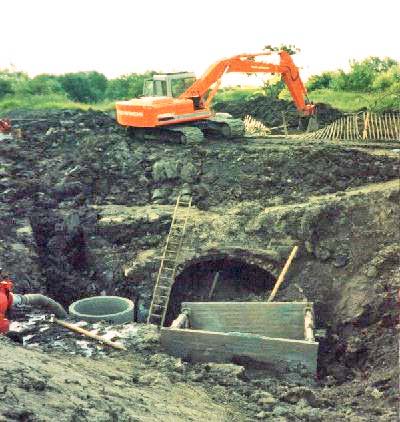 View of Chaddock Level tunnel